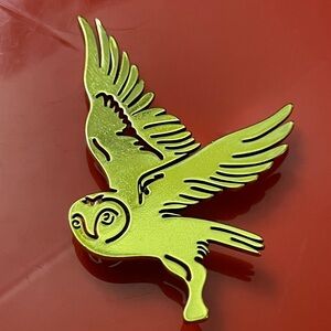 Sassy Jones Vibrant Green Bird Brooch